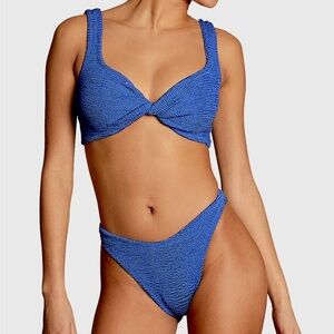 Hunza G Juno bikini set blue